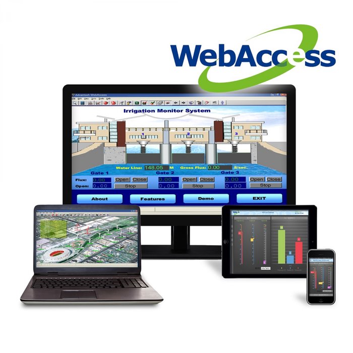 Advantech führt neue HMI-/SCADA-Software WebAccess 8.0 mit HTML5-Business-Intelligence-Dashboard ein